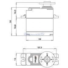 Hitec Servocomando HS-5085MG Digitale Mini (art. 35085S)