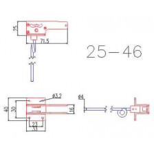 E-Flite Terna carrelli retrattili elettrici 25-46 (art. EFLG330)