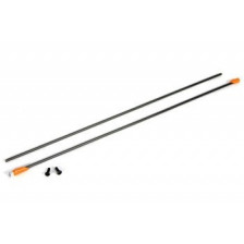 K Factory Supporto antenna 1/8 super flessibile colore arancio con due antenne (art. K7003O)