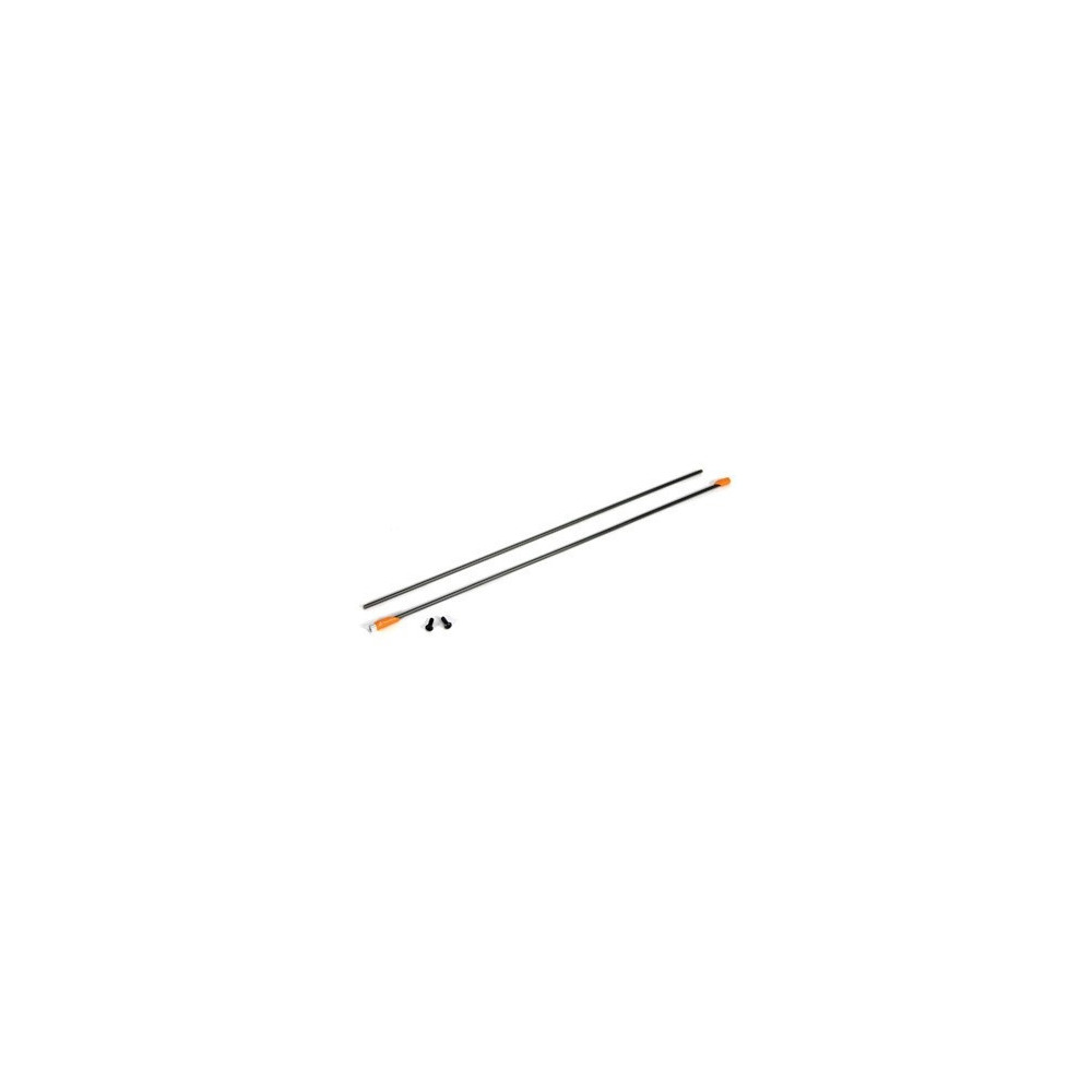 K Factory Supporto antenna 1/8 super flessibile colore arancio con due antenne (art. K7003O)