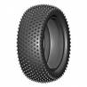 GRP Tyres Coppia gomme ANTERIORI 4WD 1/10 BU CONIC B Medium Senza Inserto (art. GN20B)