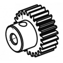 Jamara Pignone modulo 0,6 - 22 denti foro 3,17mm (art. 505126)