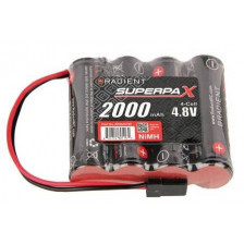 Radiosistemi Batteria Superpax 4,8V 2000mAh NiMH AA Rx JR FLAT (art. RDNA0199)