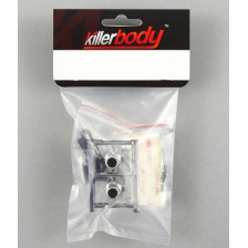 Killerbody Scarico cromato "Type-C" con supporti per LED (art. KB48284)