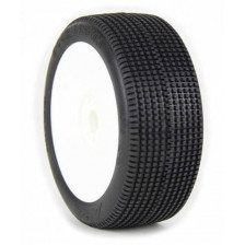 AKA Gomme 1/8 Buggy DOUBLEDOWN Super Soft LONG WEAR su cerchio (art. 14019QRW)