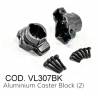 Caster Block in Alluminio per TRX-4 (art. VL307BK)