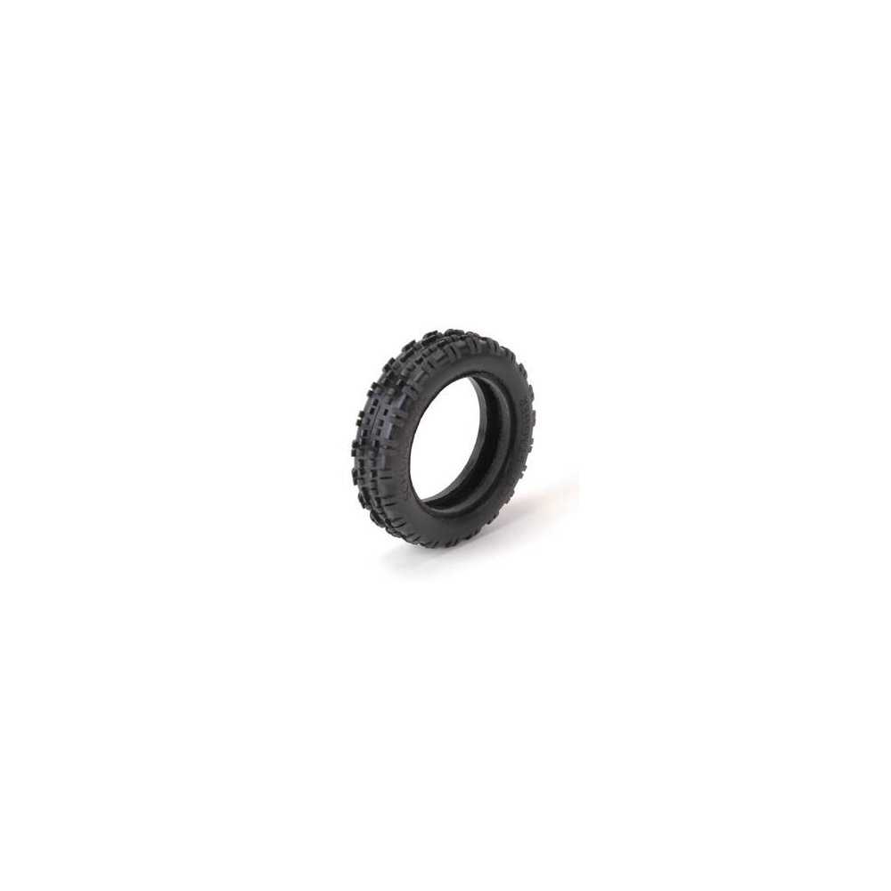 Schumacher Gomme Cut Stagger Yellow Slim Front 2 pezzi scala 1/10 Off-Road (art. U6759)