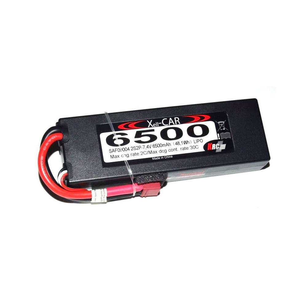 Rc System Batteria Li-po 7,4V 6500mAh 30C DEANS (art. SAF09004)