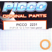 Picco Guarnizione testa per P1 / P1-R .12 spessore 0,1mm (art. 2231)