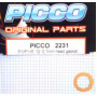 Picco Guarnizione testa per P1 / P1-R .12 spessore 0,1mm (art. 2231)