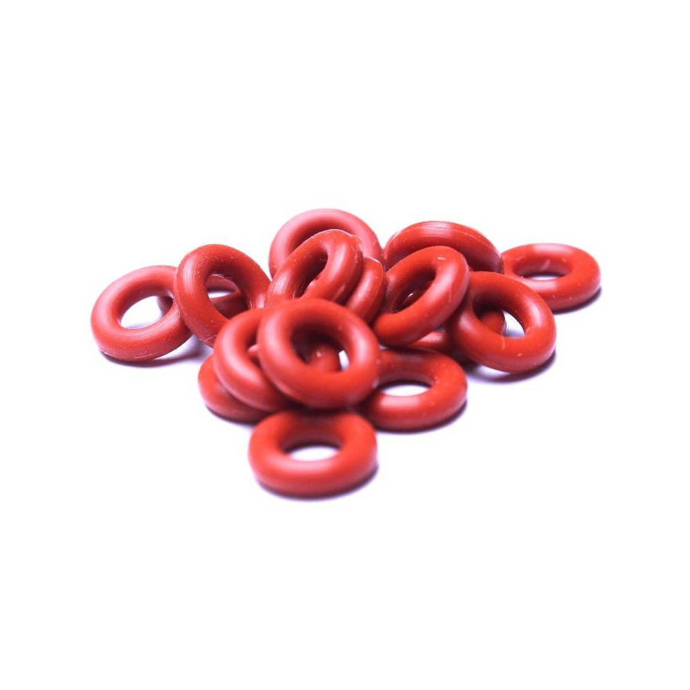 Picco O-ring ROSSO per spillo del massimo del carburatore 10 pezzi (art. 6271)