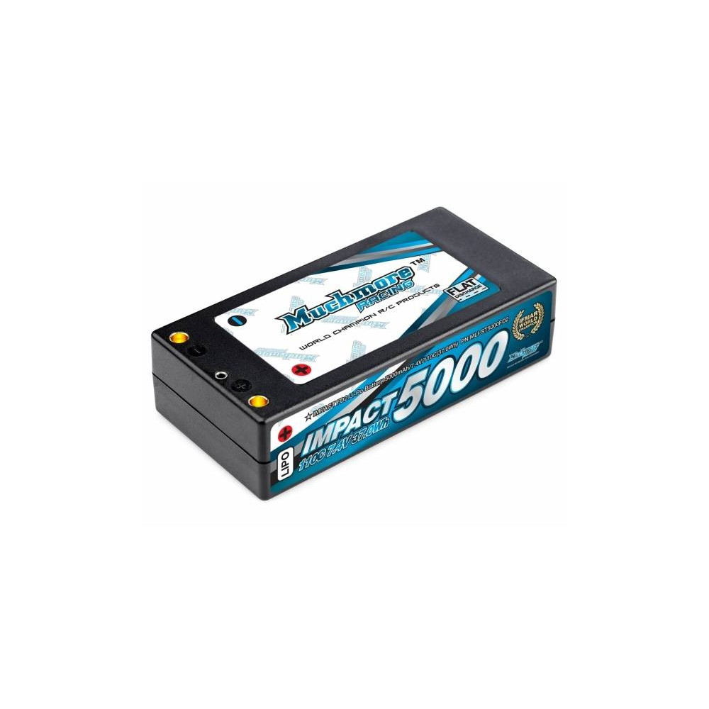 Muchmore Batteria Li-Po IMPACT FD2 Li-Po Battery 5000mAh 7,4V 110C Shorty Flat Hard Case (art. MLI-ST5000FD2)