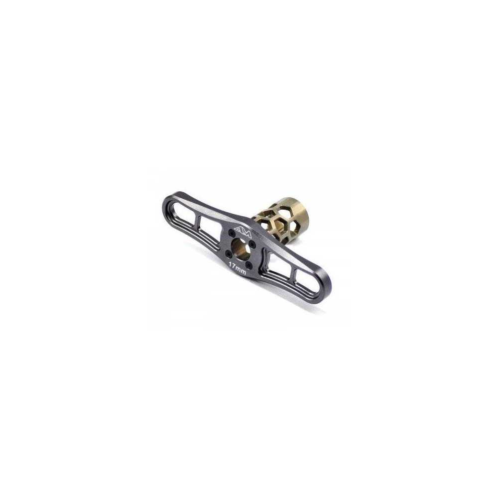 Arrowmax Chiave in Ergal 17mm per dadi ruota e tappi Ammortizzatori (art. AM490005)