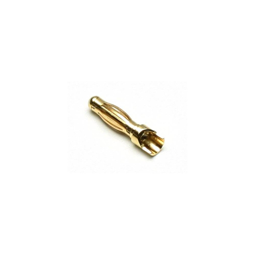 Robbe Connettore 3mm Maschio Dorato 1 pezzo (art. 4112)