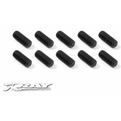 Xray Grani di fissaggio in acciaio 4x10mm (art. 901410)