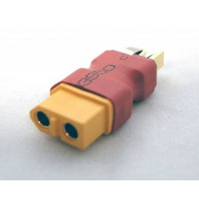 EZpower Adattatore da XT-60 Femmina a Deans T-PLUG Maschio 1 pezzo (art. EZP506615)