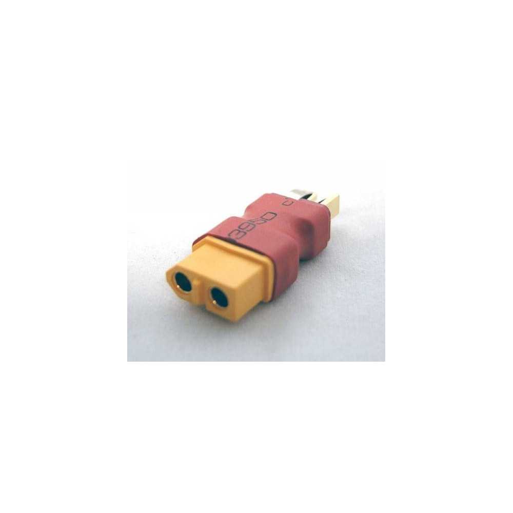 EZpower Adattatore da XT-60 Femmina a Deans T-PLUG Maschio 1 pezzo (art. EZP506615)
