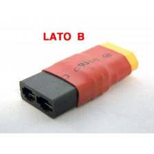 EZpower Adattatore da XT-60 Maschio a Traxxas HV Femmina 1 pezzo (art. EZP506620)