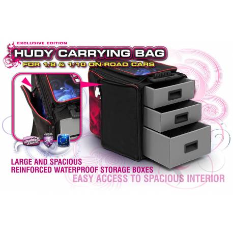 Hudy Borsa 1/10 & 1/8 Carring Bag con Tool Bag Exclusive Edition (art. 199120)