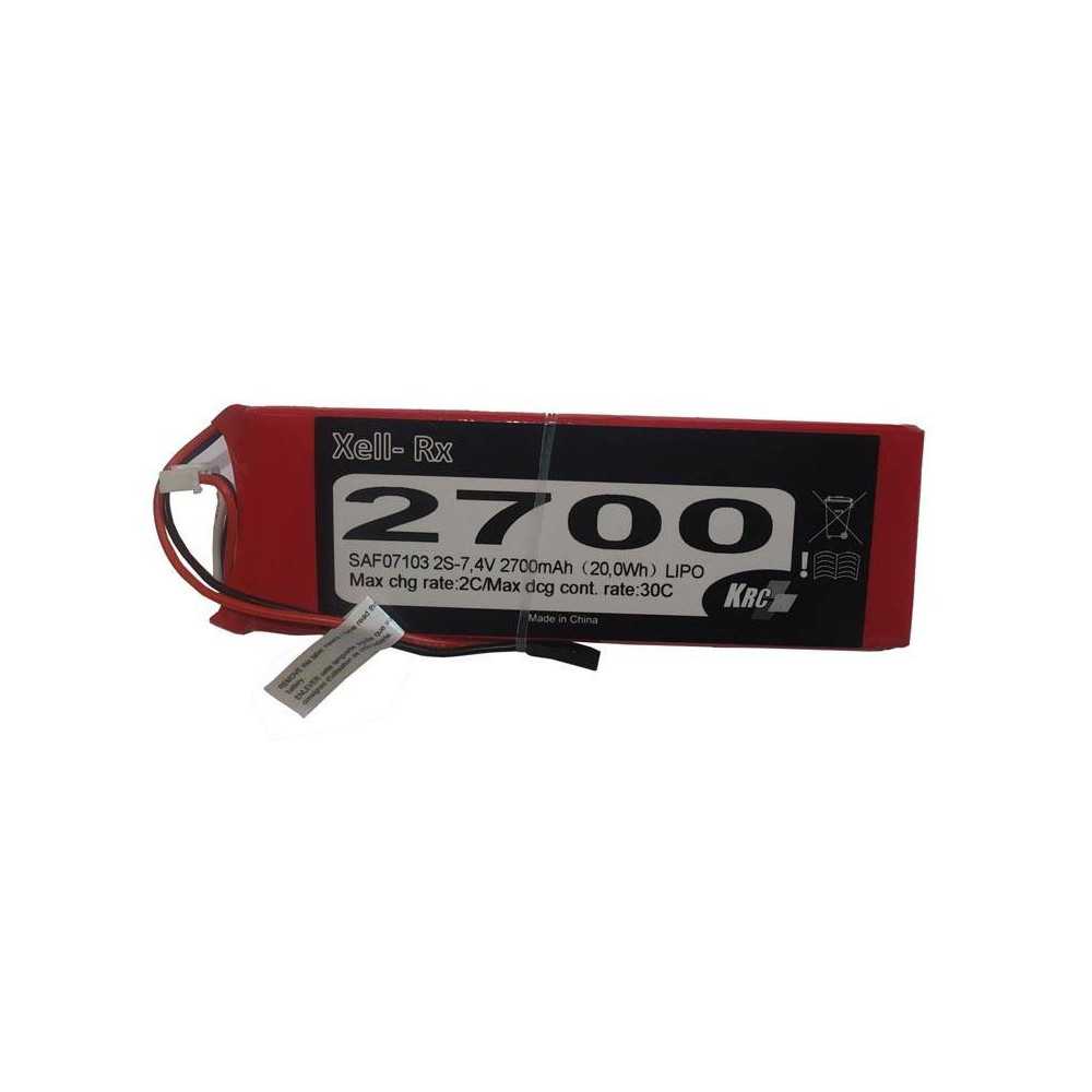 Kair Rc Batteria Ricevitore Li-po 7,4V 2700mAh 30C (art. SAF07103)