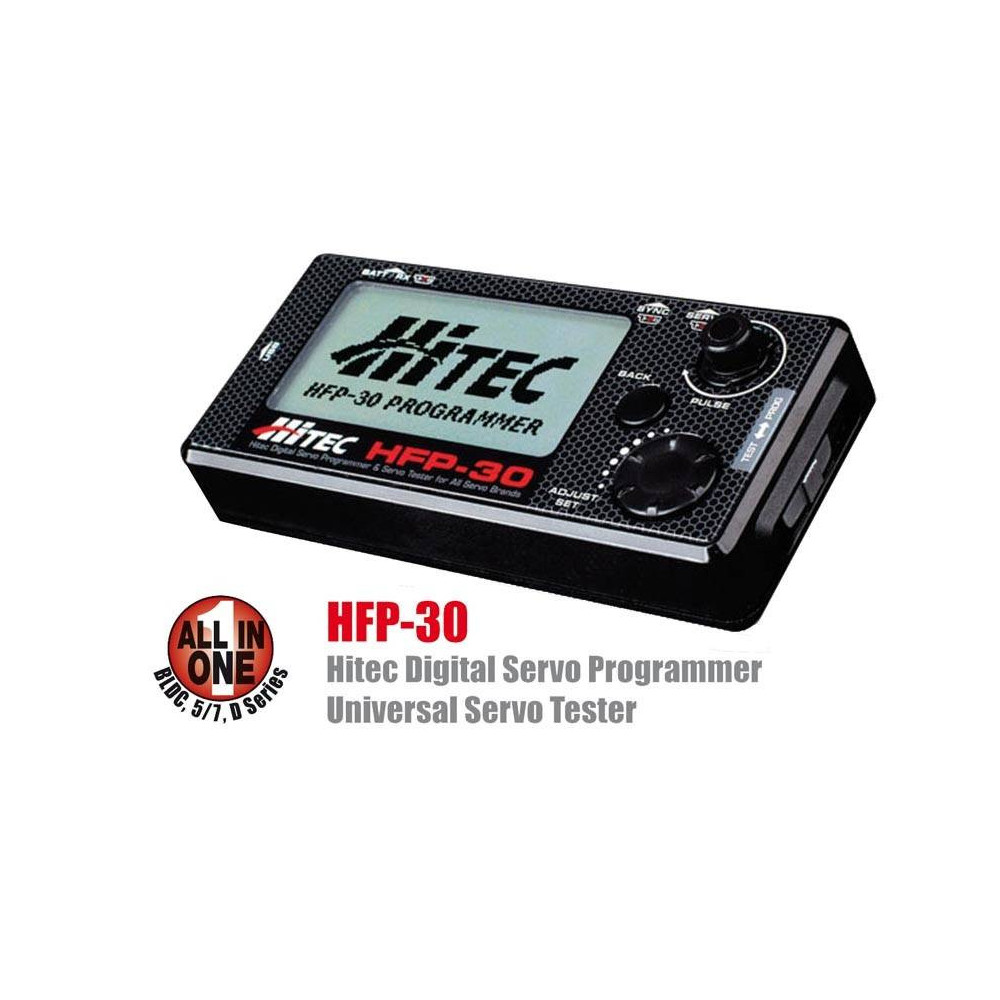 Hitec Programmatore HFP-30 Digital Servo Programmer & Universal Servo Tester (art. 44427)