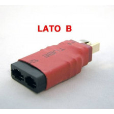 EZpower Adattatore da Deans T-PLUG Maschio a Traxxas HV Femmina 1 pezzo (art. EZP506600)