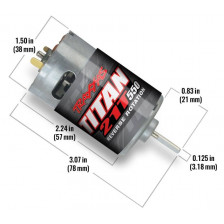 Traxxas Motore elettrico Titan 550 21T Reverse rotation 14V (art. TXX3975R)