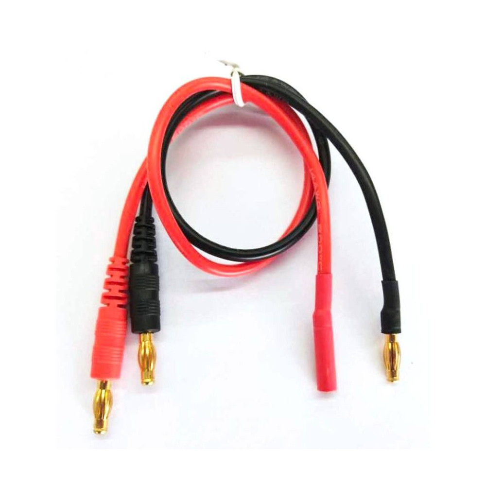 Maxpro Cavo di ricarica connettore Gold 4mm lunghezza 30cm cavo 14AWG maschio (art. MAXCCL002)
