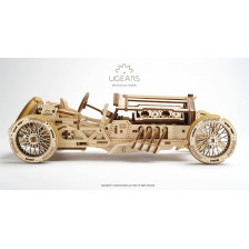 Ugears Modello di auto U-9 Grand Prix in legno da assemblare (art. SI-70044)