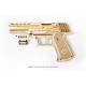 Ugears Modello pistola meccanica "Wolf-01 Handgun" in legno da assemblare (art. SI-70047)
