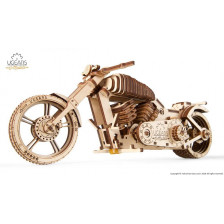 Ugears Modello di Moto Custom Bike VM-02 in legno da assemblare (art. SI-70051)