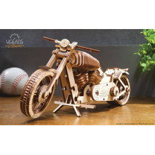 Ugears Modello di Moto Custom Bike VM-02 in legno da assemblare (art. SI-70051)
