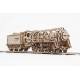 Ugears Modello Locomotiva a Vapore 460 con vagone in legno da assemblare (art. SI-70012)