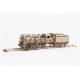 Ugears Modello Locomotiva a Vapore 460 con vagone in legno da assemblare (art. SI-70012)