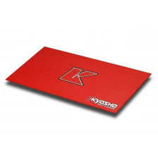 Kyosho Tappeto Pitmat BIG Kyosho 2.0 colore Rosso 61x122 cm (art. K.80823R)