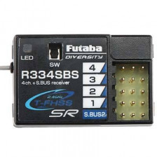 Futaba Ricevente 4 Canali R334SBS HV S-Bus2 2,4GHz T-FHSS SR (art. FU105S)