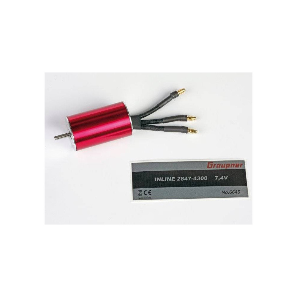 Graupner Motore Inline Brushless Motor 4300KV 7,4V per GTX 650 fuoribordo (art. 6645)