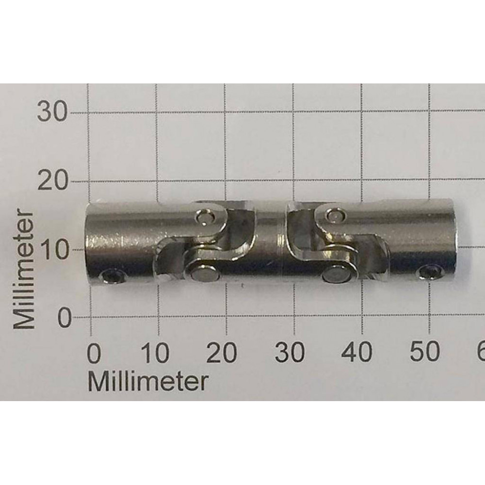 Robbe Doppio giunto cardanico L 52mm D 12mm Foro 5/5mm (art. 5221)