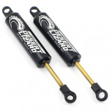Yeah Racing Coppia ammortizzatori 110mm Desert Lizard doppia azione Neri per Scaler / Crawler (art. DDL-110BK)