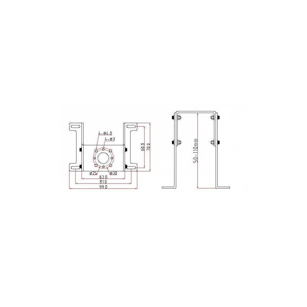 Extron Supporto per motore Brushless Grande (art. C2272)
