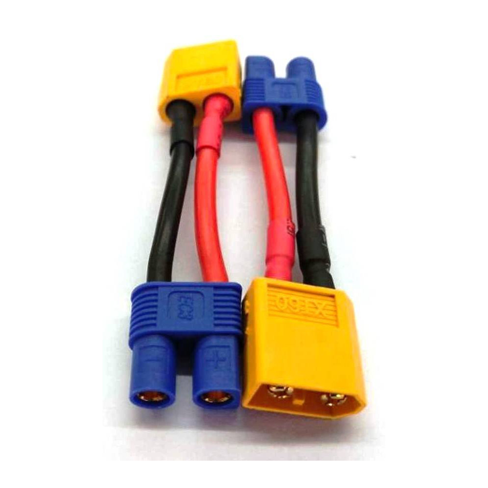 Maxpro Adattatore da connettore XT60 maschio a EC3 femmina (art. MAXCW114)