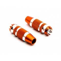 Spektrum Terminali Stick in Metallo da 24mm Orange 2 pezzi per DX6G2 DX7G2 DX8G2 (art. SPMA4005)