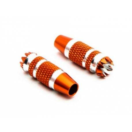 Spektrum Terminali Stick in Metallo da 24mm Orange 2 pezzi per DX6G2 DX7G2 DX8G2 (art. SPMA4005)