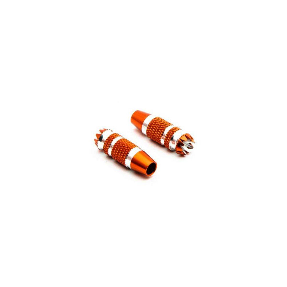 Spektrum Terminali Stick in Metallo da 24mm Orange 2 pezzi per DX6G2 DX7G2 DX8G2 (art. SPMA4005)