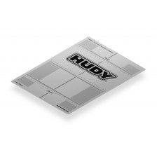 Hudy Decal per piano di riscontro 282x386mm per 1/10 TC (art. 108360)