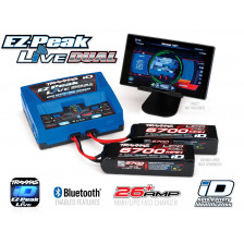 Traxxas Caricabatterie EZ Peak Live Dual ID Bluetooth 16Amp Ni-Mh / Li-Po con ID technology (art. TXX2973G)