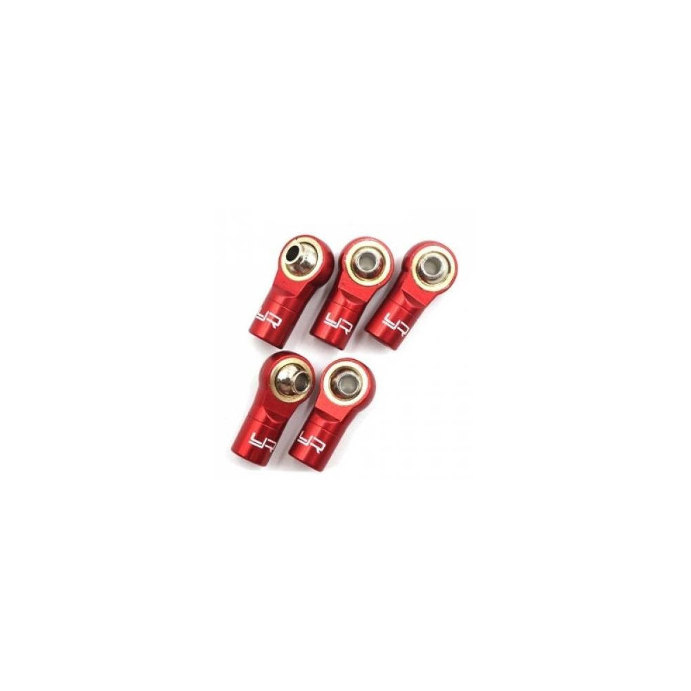 Yeah Racing Uniball in alluminio M3 REVERSE sfera in acciaio RED (5) (art. YA-0572RD)