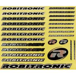 Robitronic Foglio adesivi Sticker Set Chrome 310x260mm (art. R20000)