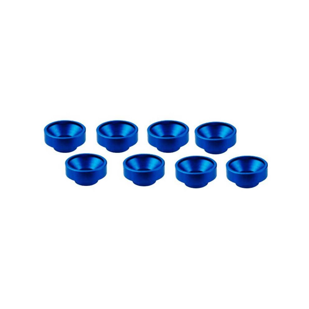 Ultimate Racing Rondelle M3 alluminio Blu per servocomandi 8 pezzi (art. UR1507A)