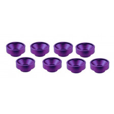 Ultimate Racing Rondelle M3 alluminio Viola per servocomandi 8 pezzi (art. UR1507P)